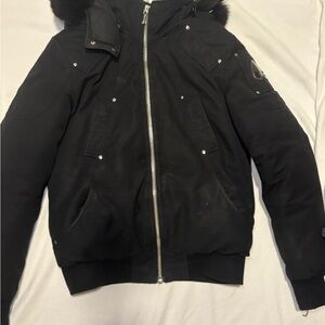 Men's moose knuckle black puffer
